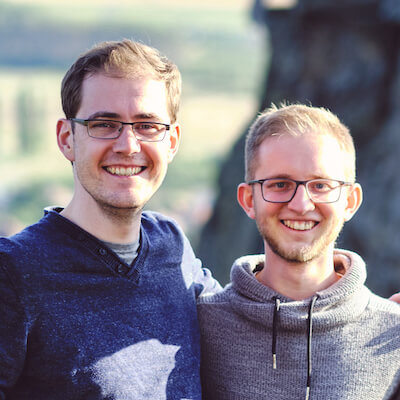 Foto von Alex und Olli